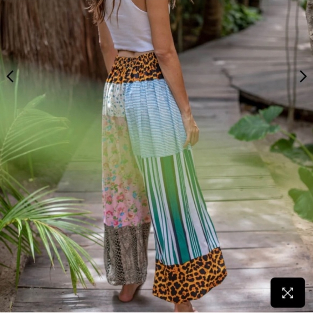 Pitusa Aladdin Patchwork Pants